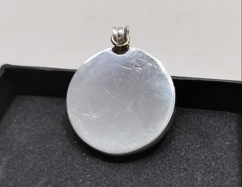 GÜMÜŞ VE BAĞADAN MAMÜL TEKKE İŞİ MEVLEVİ SİKKELİ KOLYE UCU