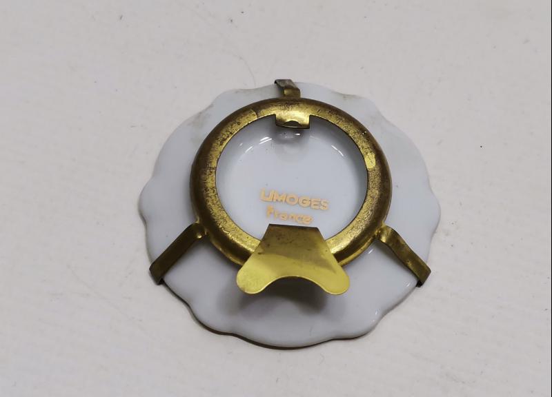 LIMOGES MARKA KEDİ RESİMLİ MİNİ PORSELEN DUVAR TABAĞI