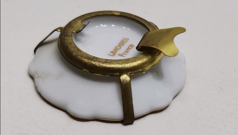 LIMOGES MARKA KEDİ RESİMLİ MİNİ PORSELEN DUVAR TABAĞI