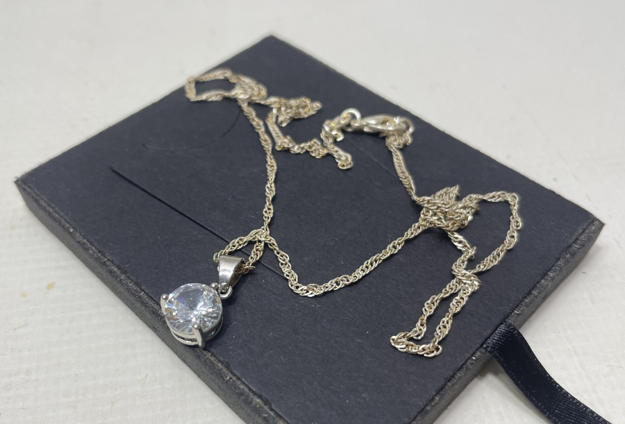 MARGAZİT TAŞLI GÜMÜŞ KOLYE