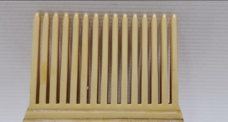 OSMANLI DÖNEMİ OSMANLICA VE FRANSIZCA YAZILI ÇOK NADİR GALANİT TARAK