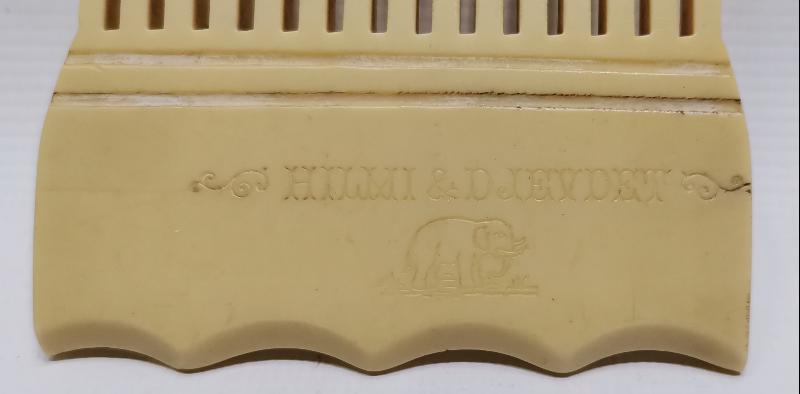 OSMANLI DÖNEMİ OSMANLICA VE FRANSIZCA YAZILI ÇOK NADİR GALANİT TARAK