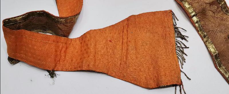 OSMANLI DÖNEMİ RUM İŞİ ALTIN SIRMA İŞLEMELİ PAPAZ ATKISI