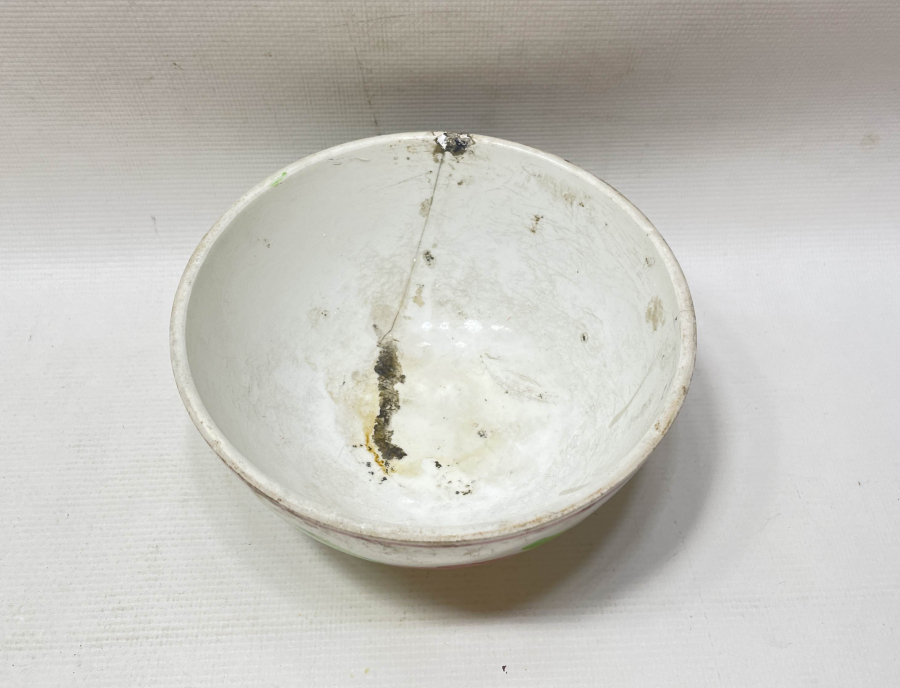 OSMANLI PAZARI İÇİN YAPILMIŞ EL BOYAMA ÇORBA KASESİ