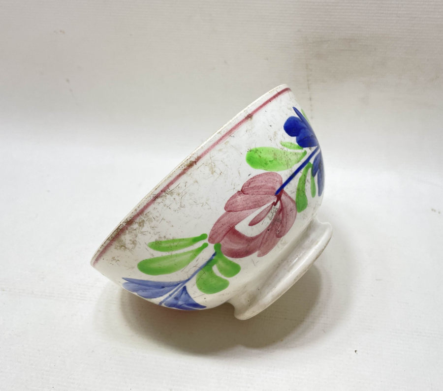 OSMANLI PAZARI İÇİN YAPILMIŞ EL BOYAMA ÇORBA KASESİ