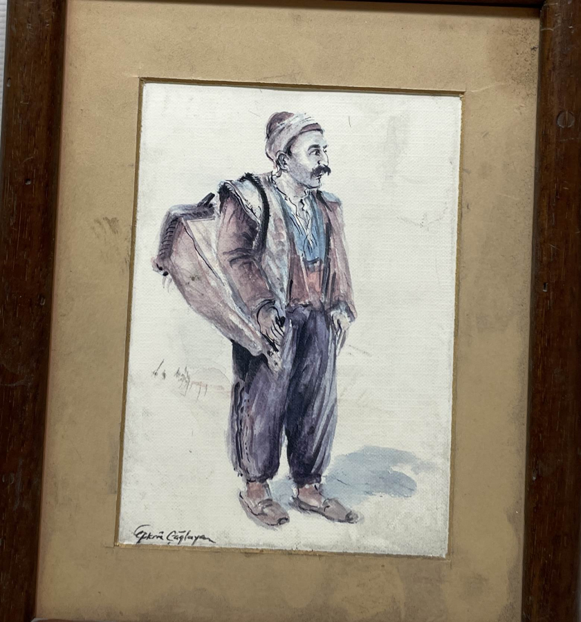 RESSAM ŞÜKRÜ ÇAĞLAYAN İMZALI TABLO