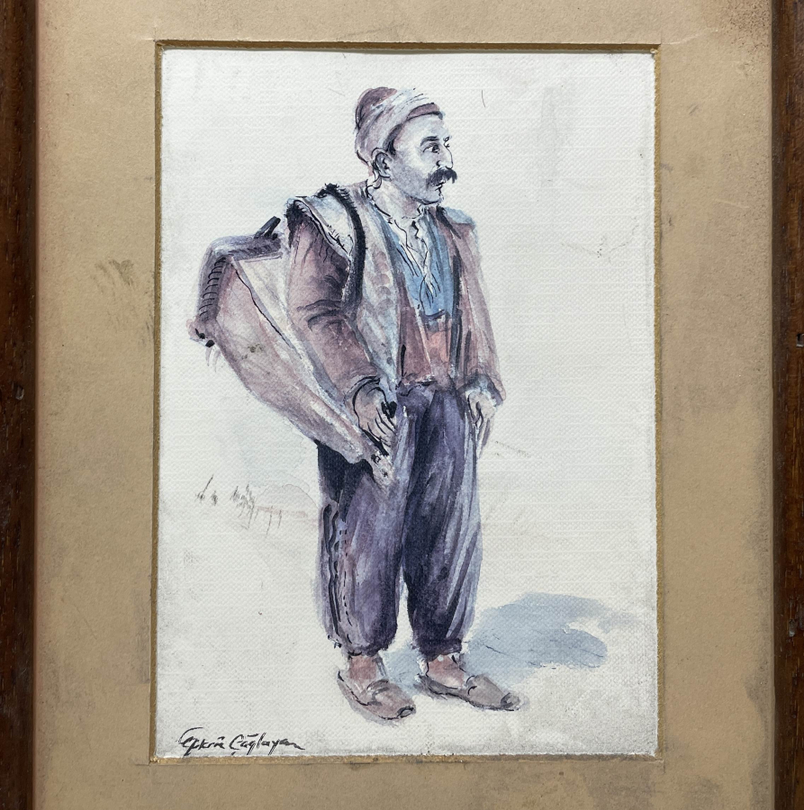 RESSAM ŞÜKRÜ ÇAĞLAYAN İMZALI TABLO