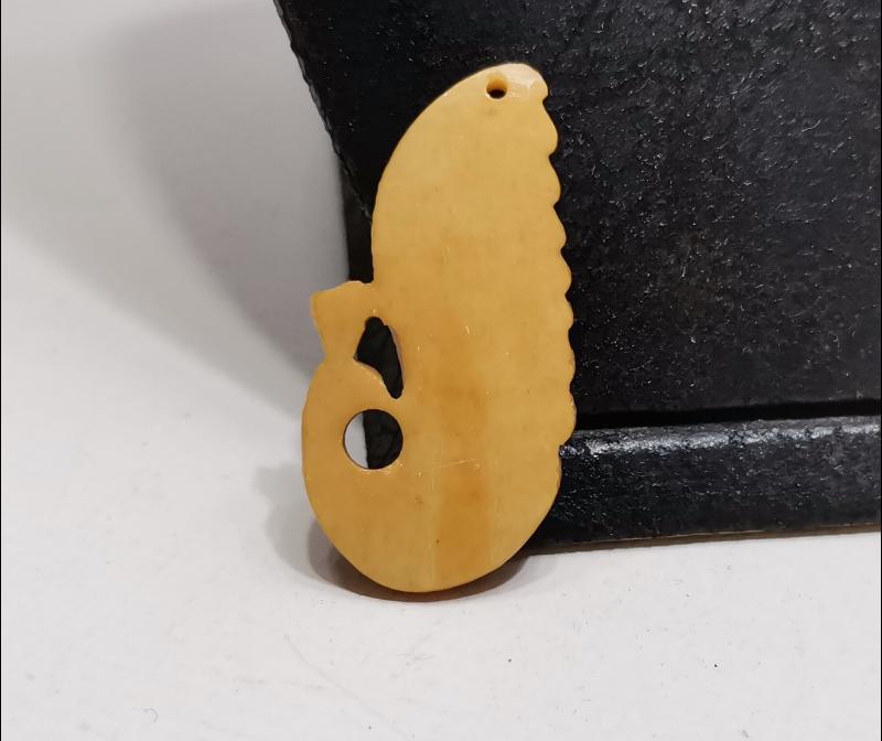 TAVUSKUŞU FORMLU ANTİKA KOLYE UCU