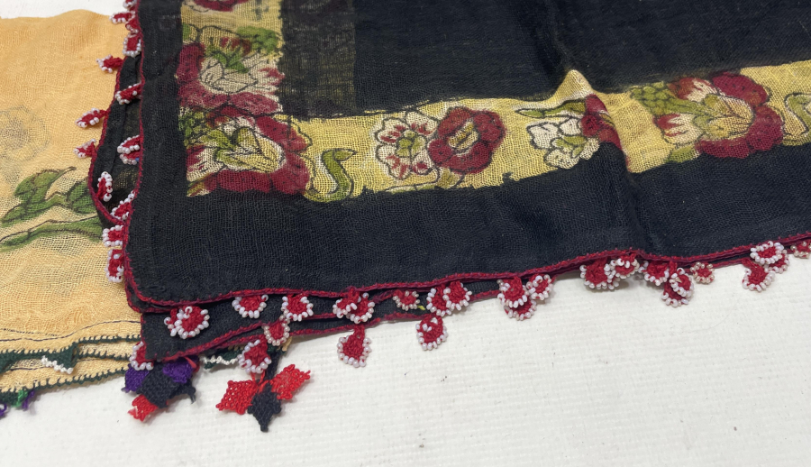 TOKAT BASKISI 2 ADET ANTİKA OYALI YAZMA