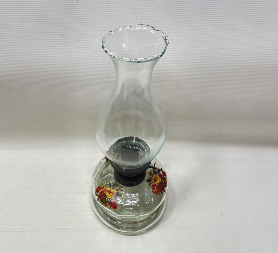 ÜZERİ İŞLEMELİ ANTİKA GAZ LAMBASI