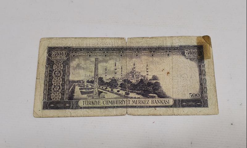 5. EMİSYON 500 LİRA 