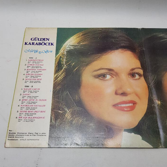 GÜLDEN KARABÖCEK: MÜZİK VE BEN 33'LÜK LONGPLAY PLAK