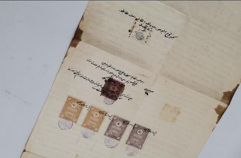 OSMANLI DÖNEMİ EL YAZMA BÜYÜK BOY HÜCCET