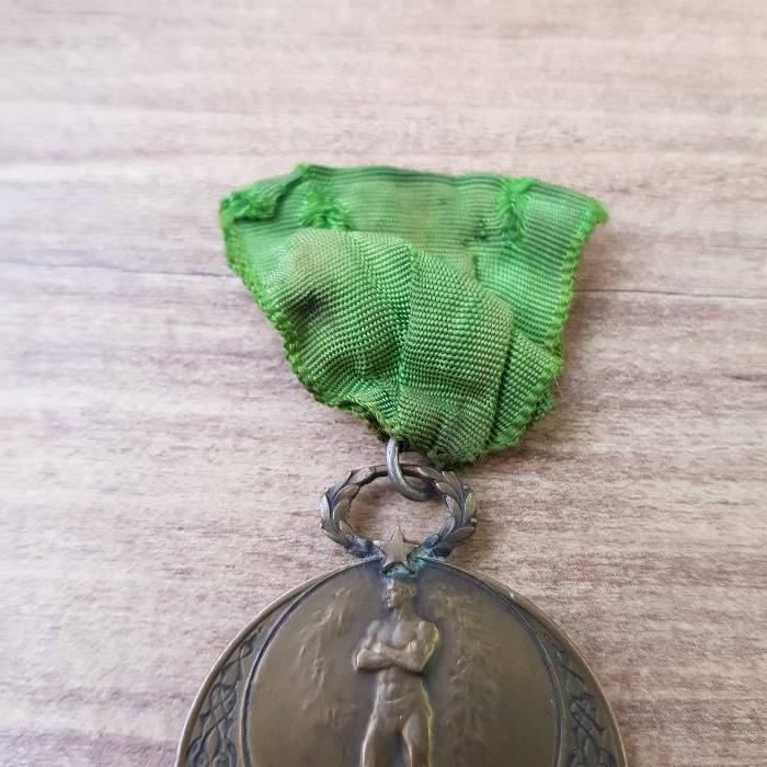 OSMANLICA YAZILI ÇOK NADİR TÜRKİYE İDMAN CEMİYETLERİ İTTİFAKI MADALYASI