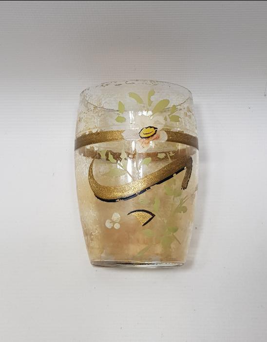 ALTIN YALDIZ OSMANLICA İNİSİYALLİ SU BARDAĞI