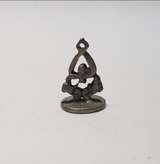 MEVLANA SÜLALESİNE AİT HAKKAK PARAFLI ÇOK NADİR OSMANLICA GÜMÜŞ MÜHÜR