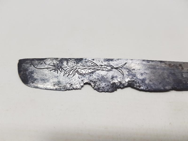 OSMANLI DÖNEMİ 1320 TARİHLİ VE GÜMÜŞ SAPLI HATTAT BIÇAĞI