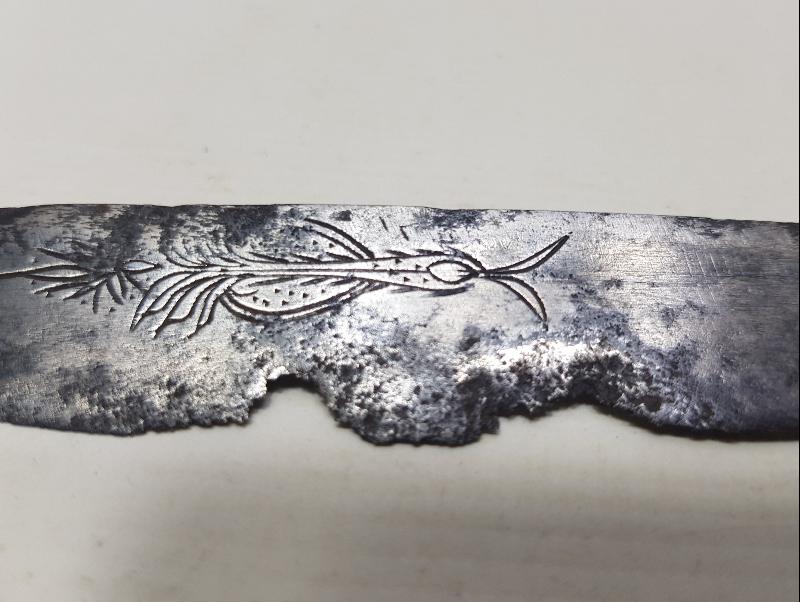 OSMANLI DÖNEMİ 1320 TARİHLİ VE GÜMÜŞ SAPLI HATTAT BIÇAĞI