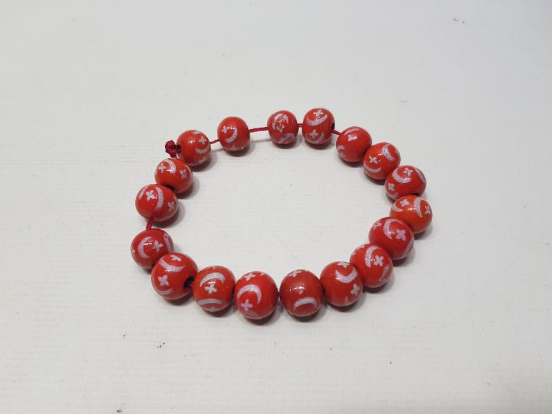 OSMANLI DÖNEMİ AY YILDIZLI ÇEKOSLAVAK BOHEM KRİSTAL CAM BİLEKLİK