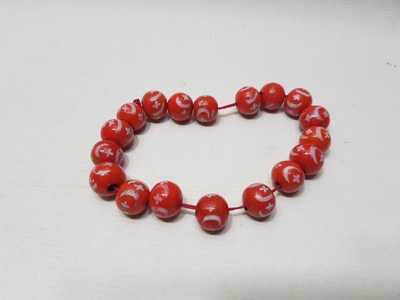 OSMANLI DÖNEMİ AY YILDIZLI ÇEKOSLAVAK BOHEM KRİSTAL CAM BİLEKLİK