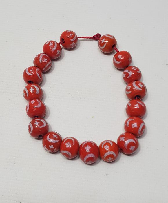 OSMANLI DÖNEMİ AY YILDIZLI ÇEKOSLAVAK BOHEM KRİSTAL CAM BİLEKLİK