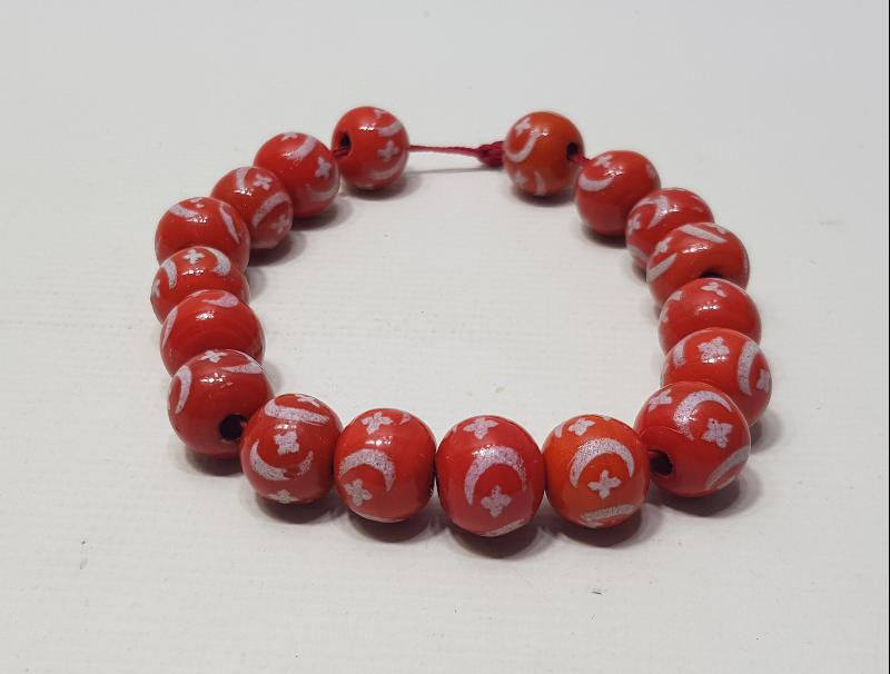 OSMANLI DÖNEMİ AY YILDIZLI ÇEKOSLAVAK BOHEM KRİSTAL CAM BİLEKLİK