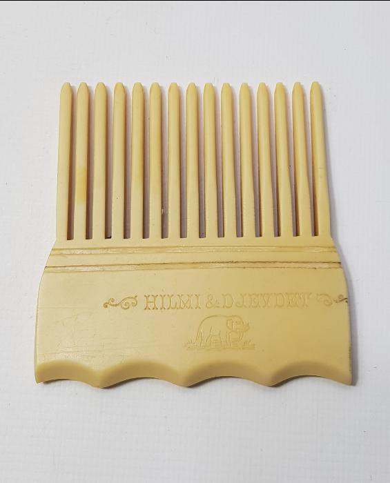 OSMANLI DÖNEMİ OSMANLICA VE FRANSIZCA YAZILI ÇOK NADİR GALANİT TARAK