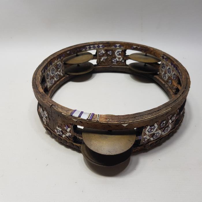 OSMANLI DÖNEMİ SÜRYANİ İŞİ SEDEF KAKMA İŞLEMELİ TEF