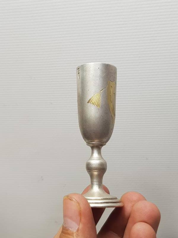 RUS YAPIMI 84 DAMGALI ANTİKA GÜMÜŞ KADEH