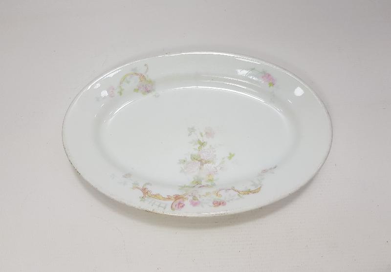 OSMANLI DÖNEMİ ÜNLÜ TÜCCAR ELIAS CARACO DAMGALI PORSELEN KAYIK TABAK