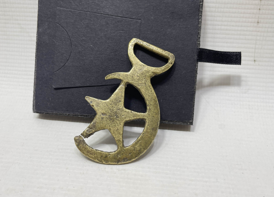 1.DÜNYA SAVAŞI DÖNEMİ AY YILDIZLI SÜVARİ AT GEMİ PARÇASI