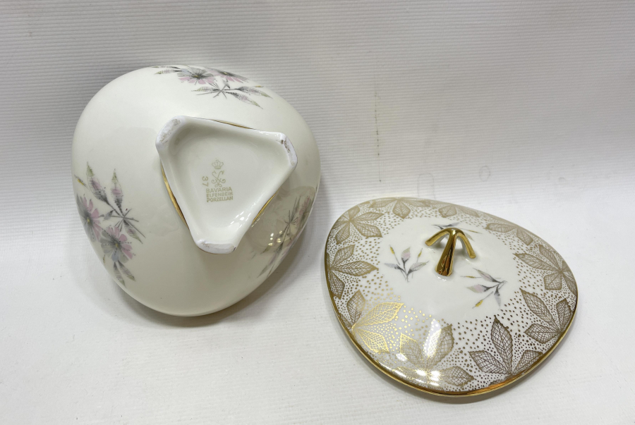 ANTİKA PORSELEN KAPAKLI BAVARİA ŞEKERLİK