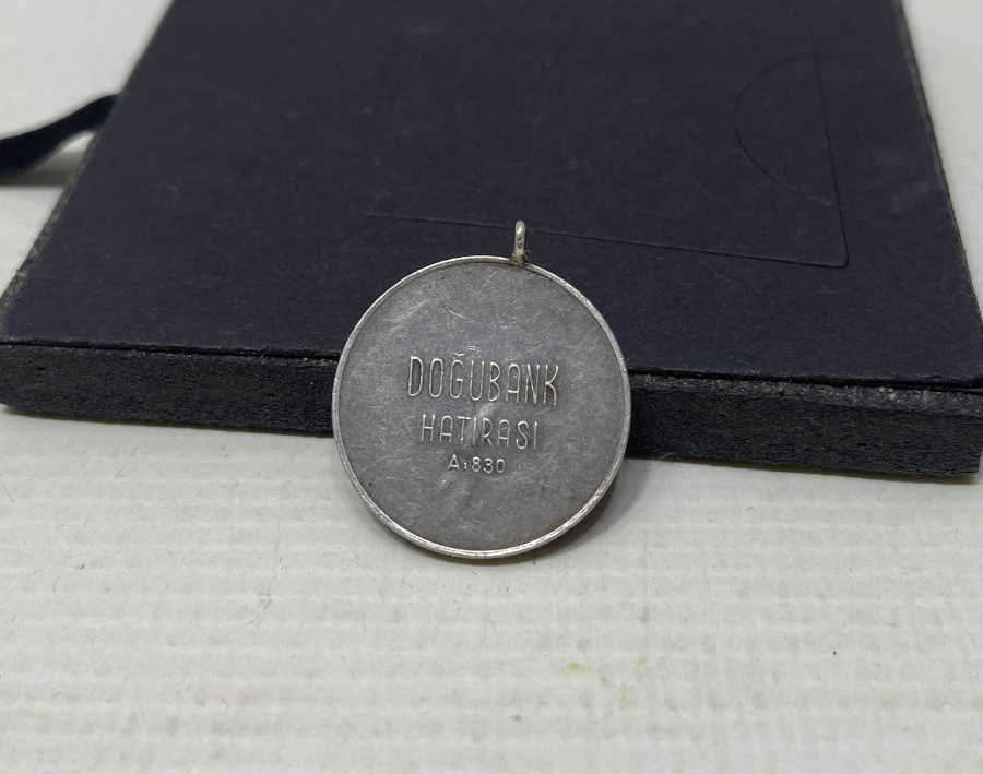 DOĞUBANK AÇILIŞ HATIRASI GÜMÜŞ KOLYE