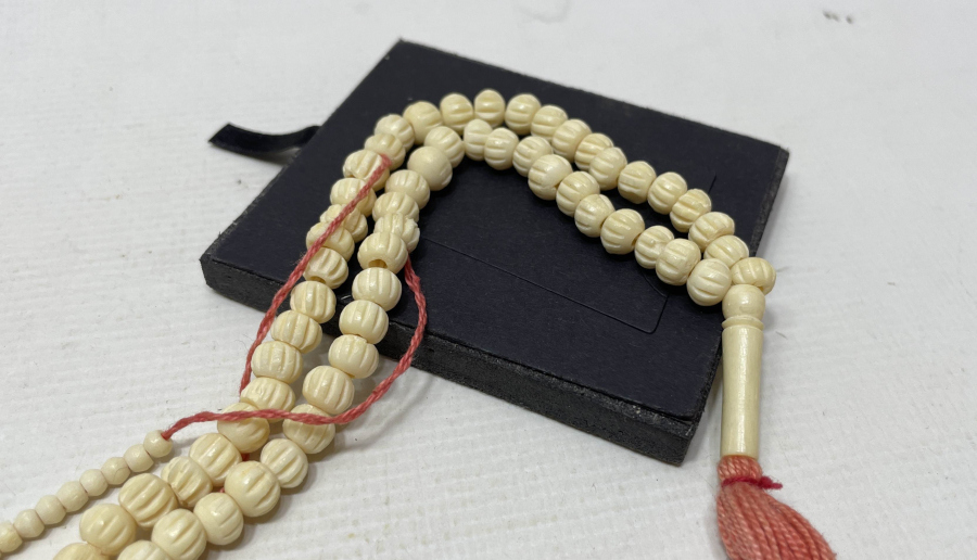 HABBELERİ DERVİŞ SİKKESİ FORMUNDA OSMANLI DÖNEMİ DERVİŞ TESPİHİ