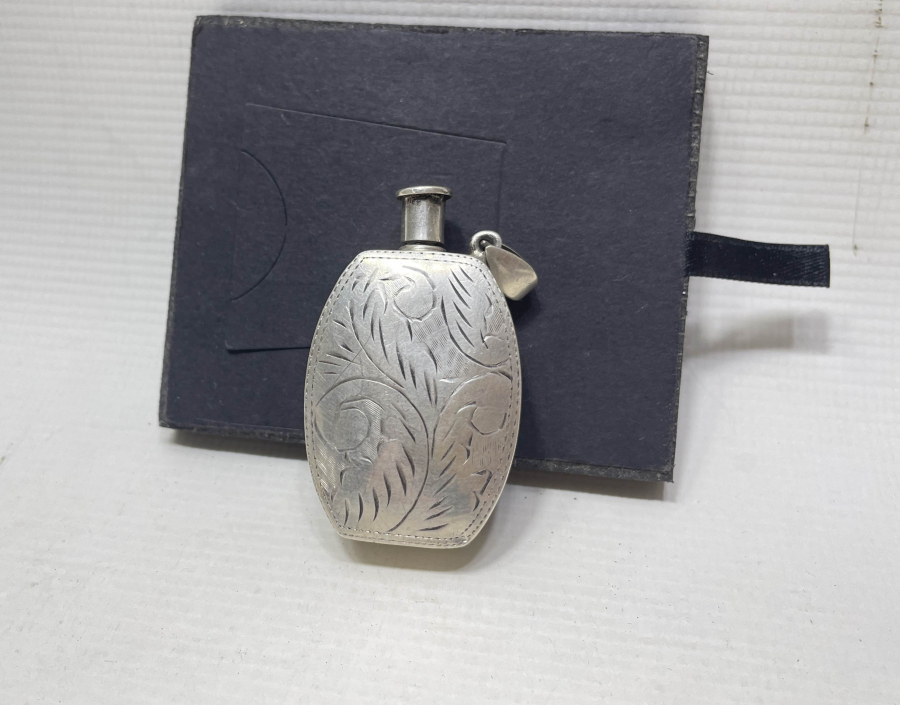 KALEM İŞÇİLİKLİ ANTİKA GÜMÜŞ KOKULUK