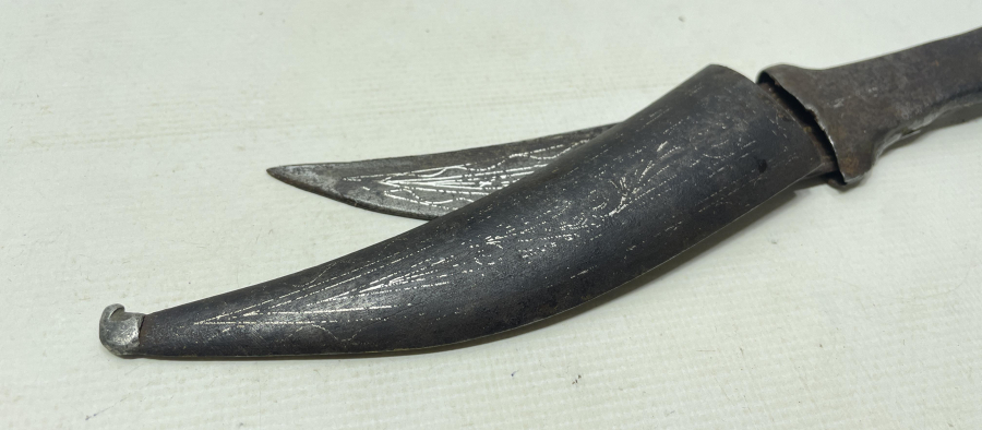 OSMANLI DÖNEMİ AFYON İŞİ KOFGARİ İŞÇİLİKLİ KUŞAK KAMASI