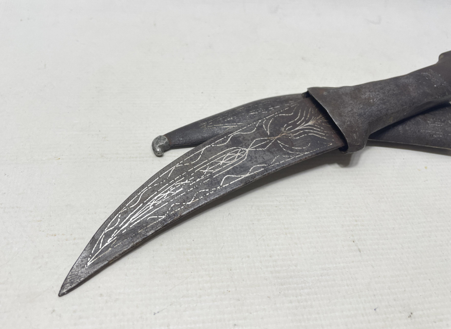 OSMANLI DÖNEMİ AFYON İŞİ KOFGARİ İŞÇİLİKLİ KUŞAK KAMASI