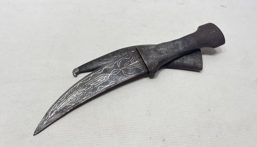 OSMANLI DÖNEMİ AFYON İŞİ KOFGARİ İŞÇİLİKLİ KUŞAK KAMASI