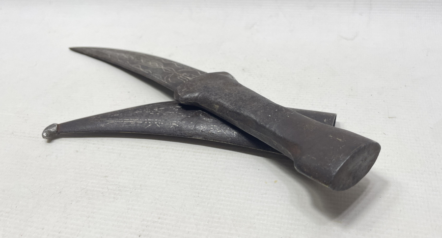 OSMANLI DÖNEMİ AFYON İŞİ KOFGARİ İŞÇİLİKLİ KUŞAK KAMASI