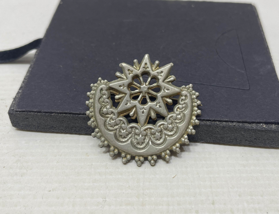 OSMANLI DÖNEMİ AY YILDIZLI BROŞ