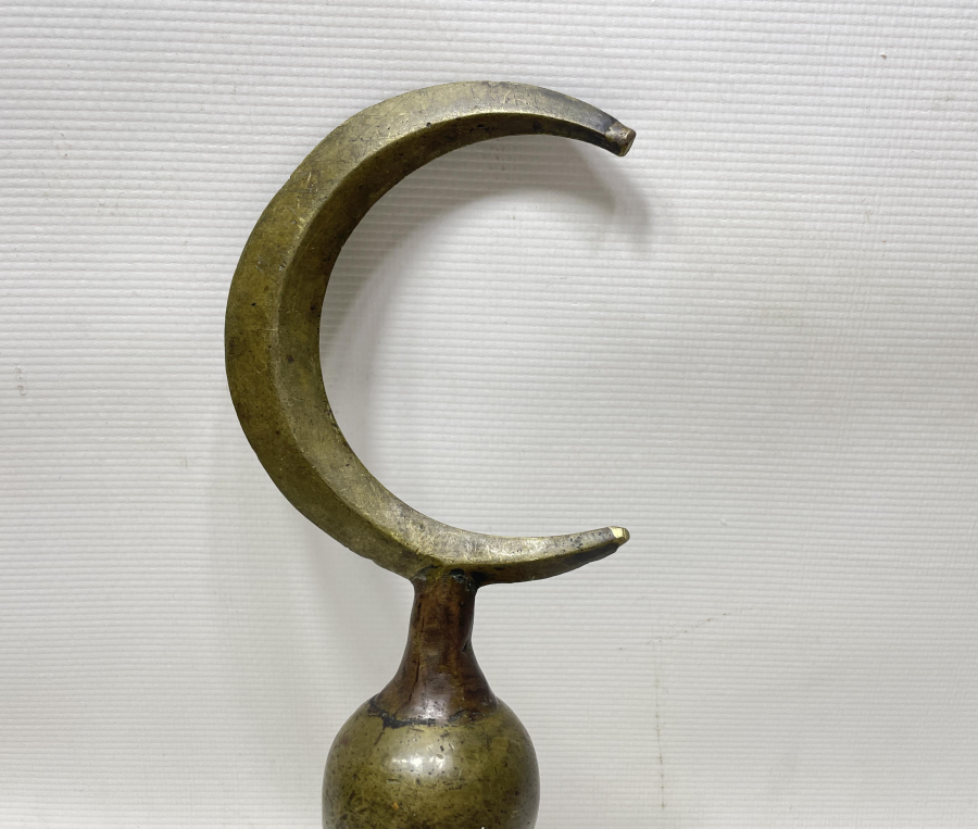 OSMANLI DÖNEMİ BRONZ ASKERİ SANCAK ALEMİ