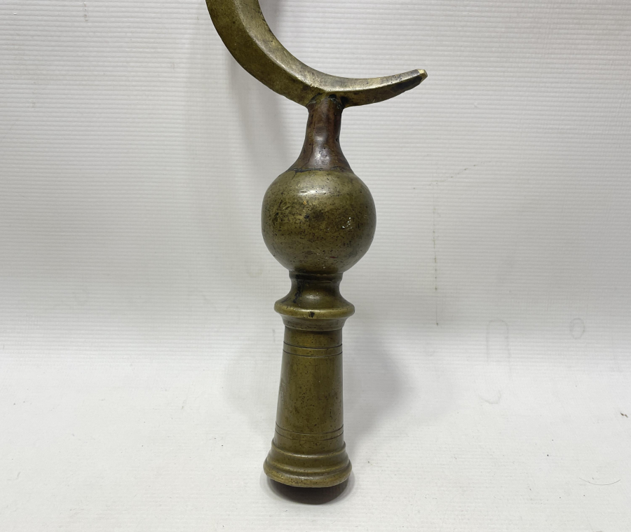 OSMANLI DÖNEMİ BRONZ ASKERİ SANCAK ALEMİ