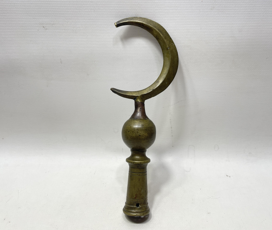 OSMANLI DÖNEMİ BRONZ ASKERİ SANCAK ALEMİ