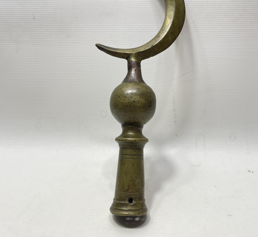 OSMANLI DÖNEMİ BRONZ ASKERİ SANCAK ALEMİ