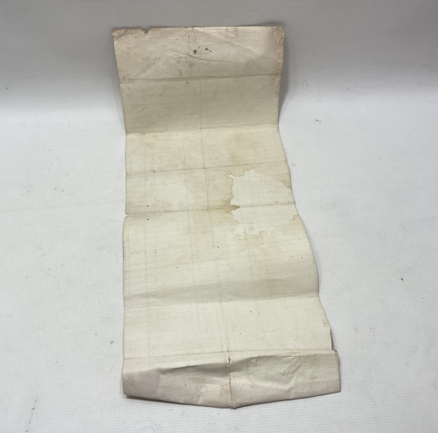 OSMANLI DÖNEMİ BÜYÜK BOY AHARLI KAĞIT EFEMERA