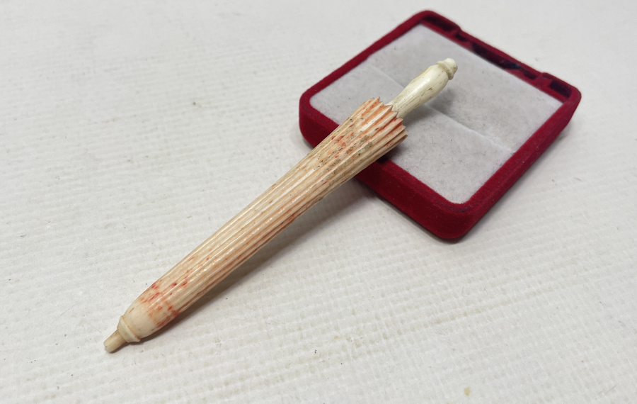 OSMANLI DÖNEMİ ÇOK NADİR FİLDİŞİ SARAY İŞİ İLAÇ ŞİŞESİ