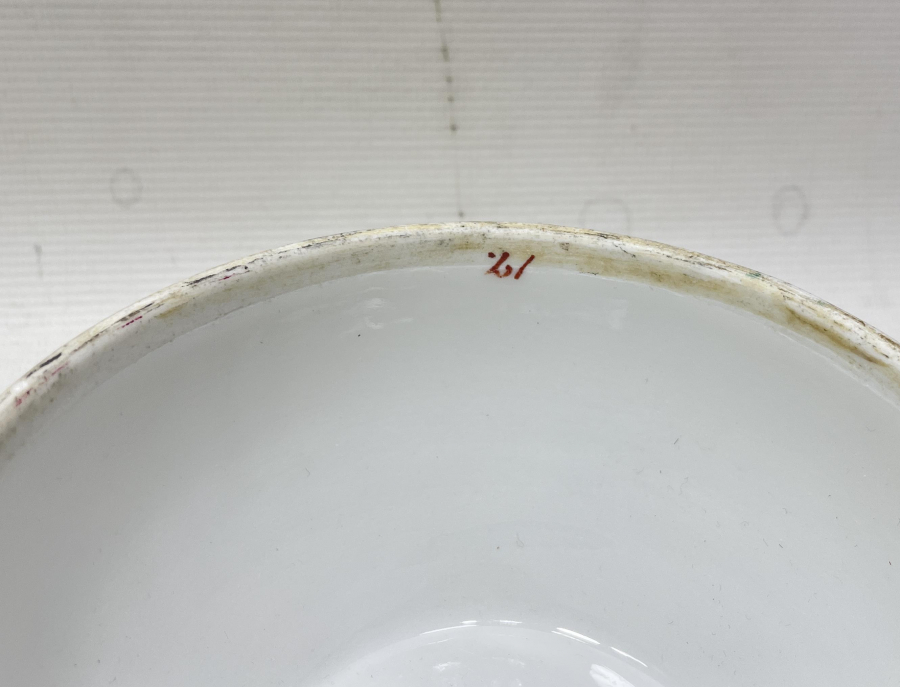 OSMANLI DÖNEMİ EL BOYAMA ÇORBA KASESİ