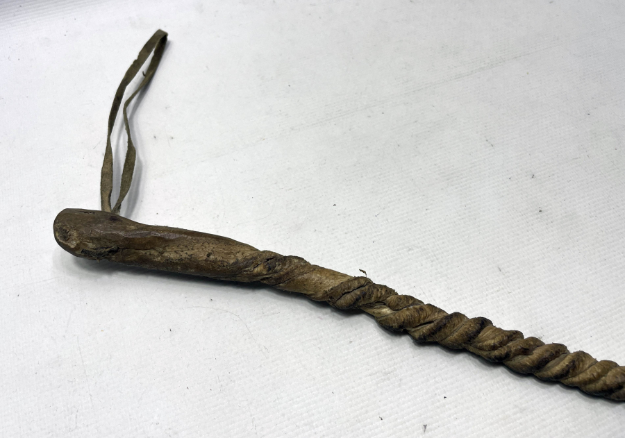 OSMANLI DÖNEMİ EL YAPIMI ÇERKES İŞİ AT KAMÇISI