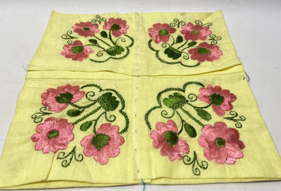 OSMANLI DÖNEMİ İPEK İŞLEMELİ GELİN ÇEVRESİ