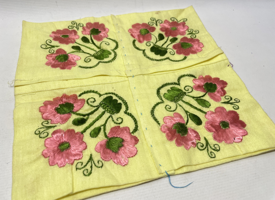 OSMANLI DÖNEMİ İPEK İŞLEMELİ GELİN ÇEVRESİ